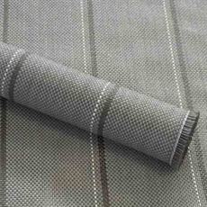 ARISOL-teppe, grå striper, 3,0 x 7,0 m.